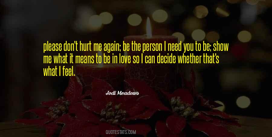 Quotes About Hurt Person #482105