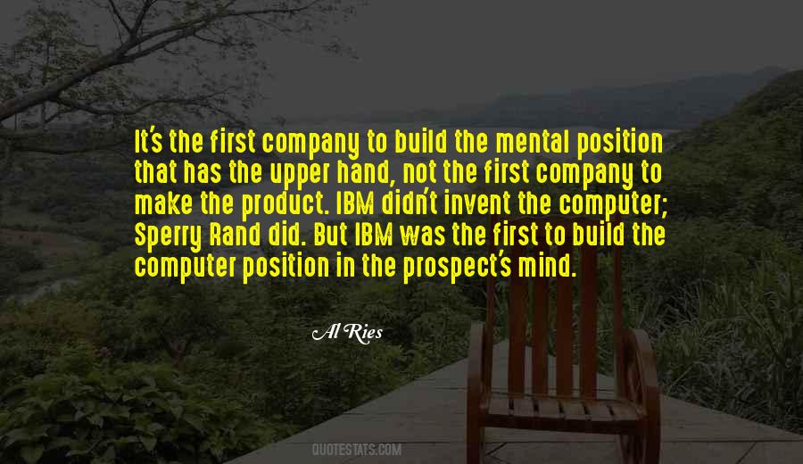 First Company Quotes #264882