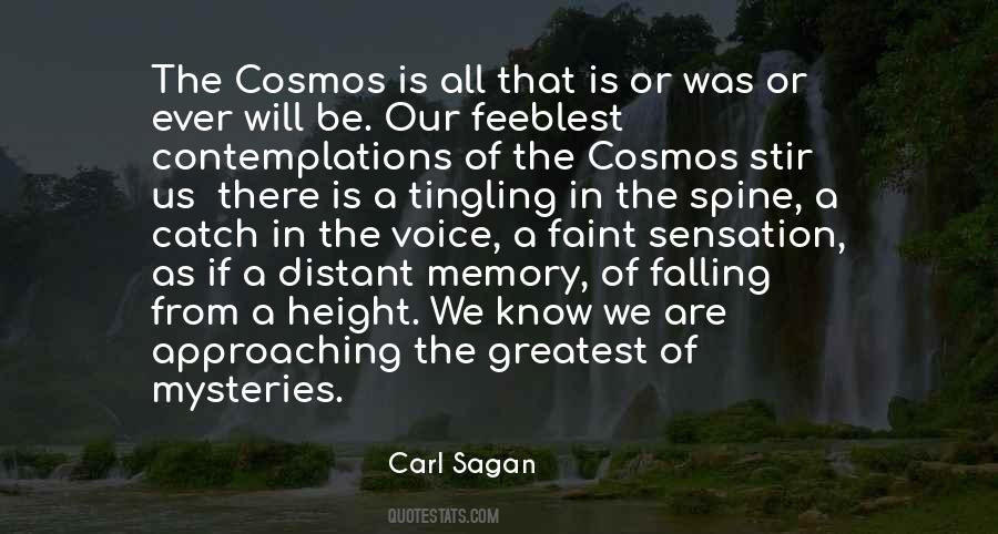 Sagan Cosmos Quotes #1445886