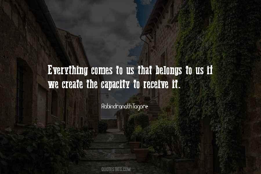 Everything Belongs Quotes #1607514