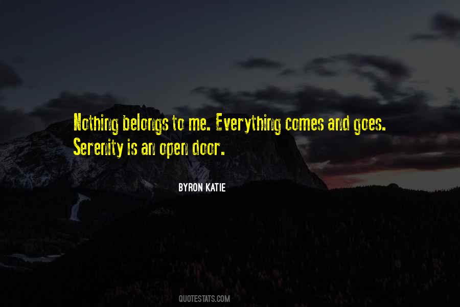 Everything Belongs Quotes #96693