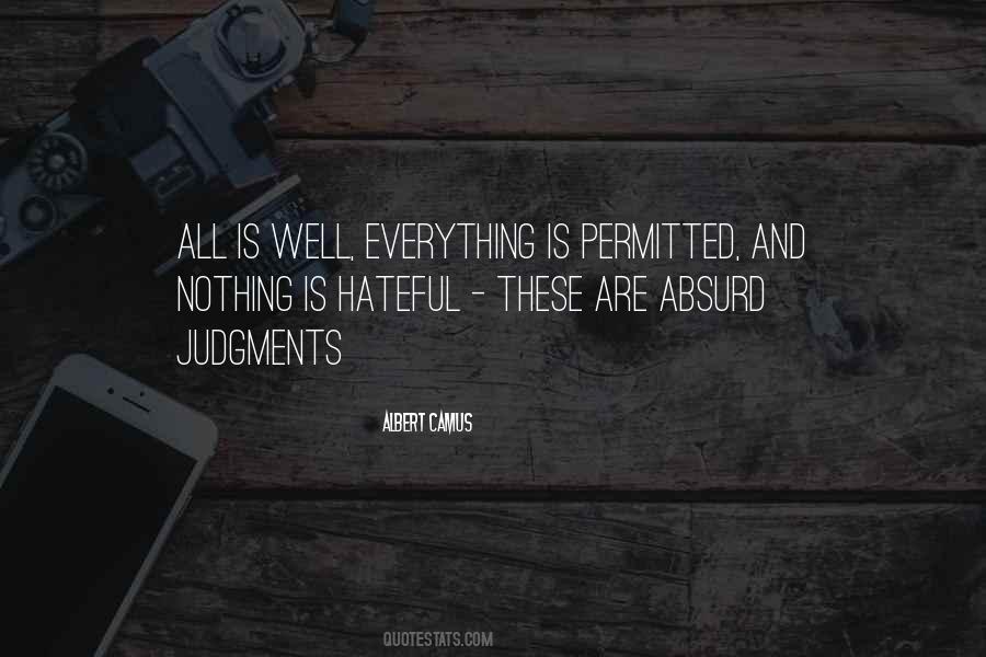 Everything Is Permitted Quotes #109932