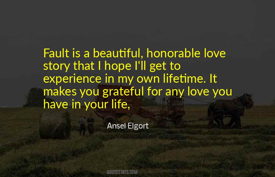 Fault Love Quotes #1296129