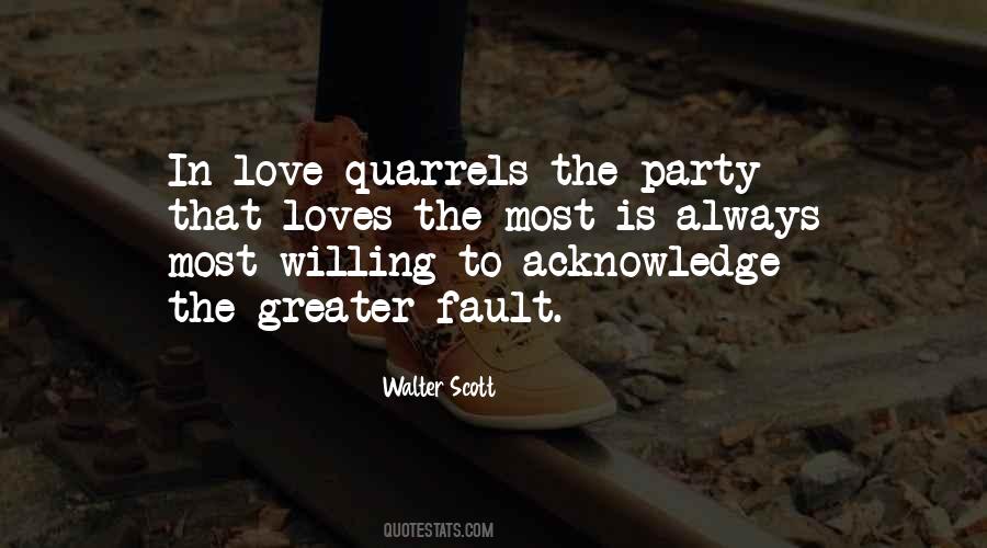 Fault Love Quotes #1625250