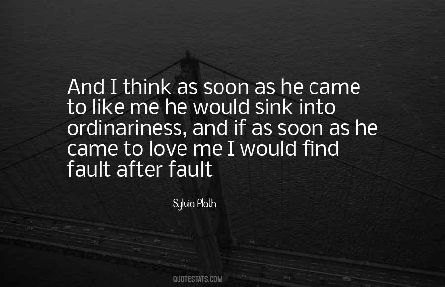 Fault Love Quotes #314468