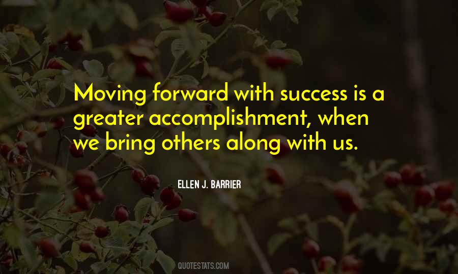 Moving Forward Success Quotes #1609029