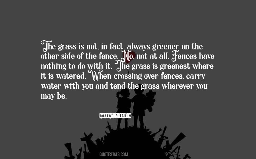 Over The Fence Quotes #1634209