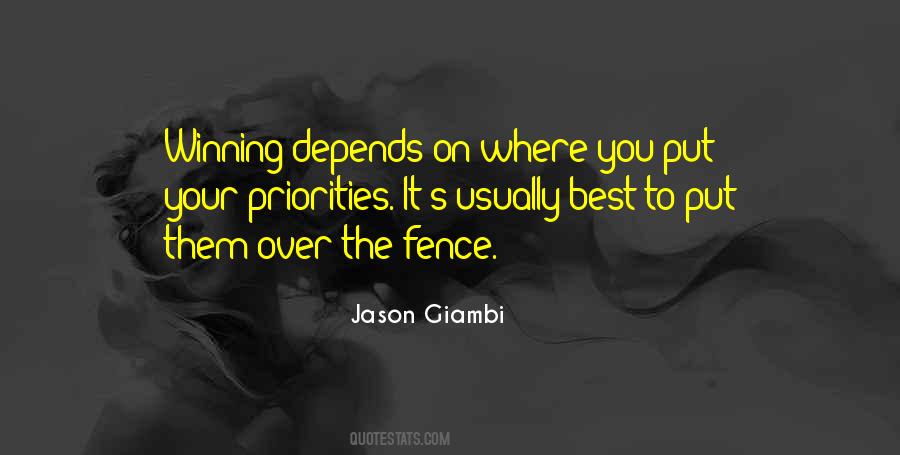 Over The Fence Quotes #223708