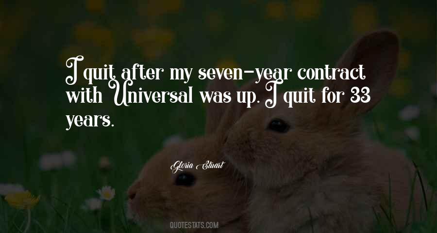 Seven Year Quotes #1841327