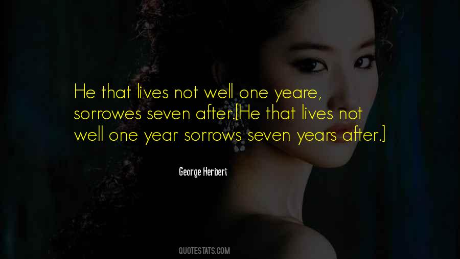 Seven Year Quotes #280498