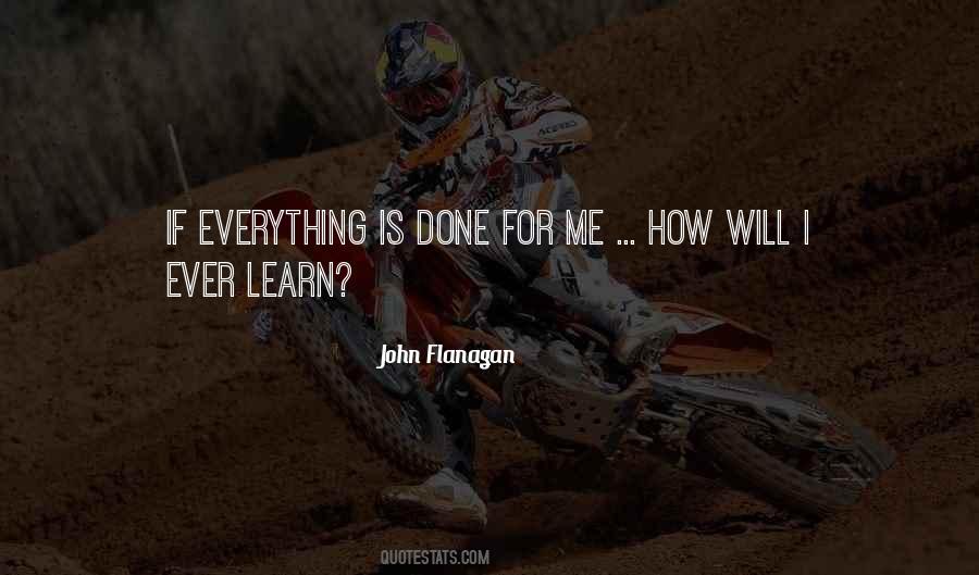 Everything Done Quotes #21389