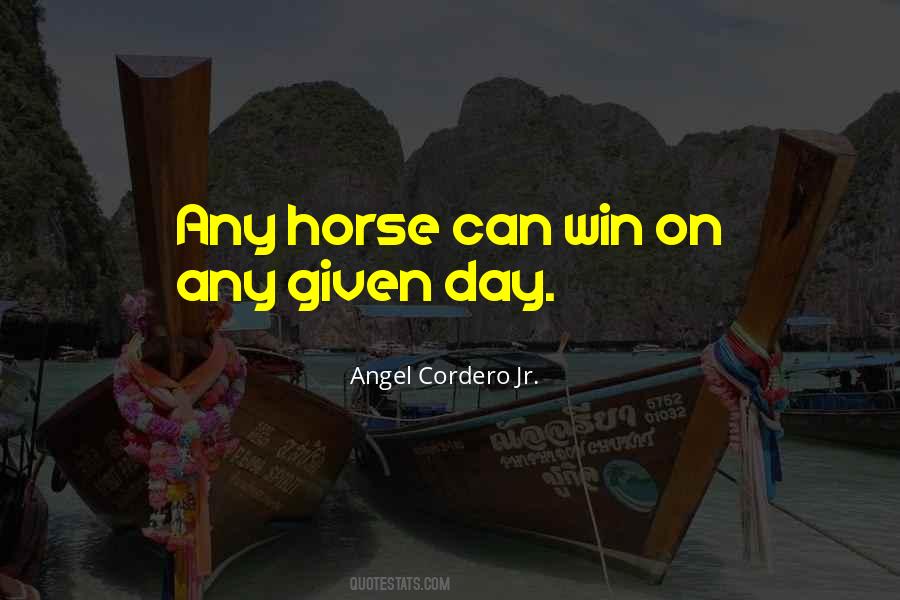 Horse Winning Quotes #859375