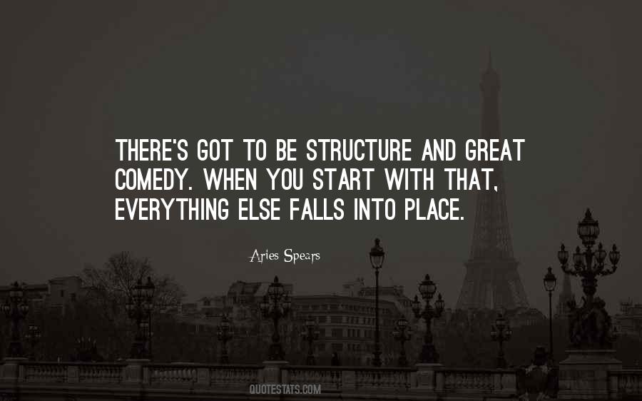 Everything Falls Into Place Quotes #874507