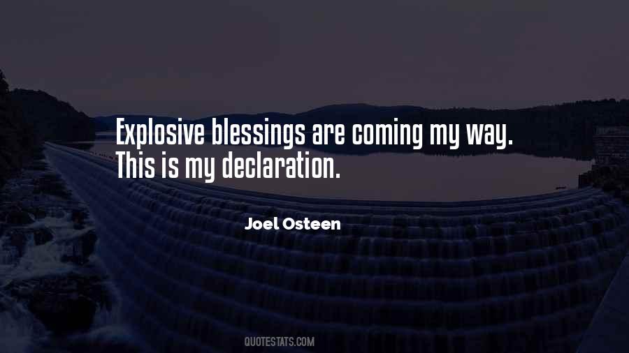 Blessings Coming Your Way Quotes #1586013