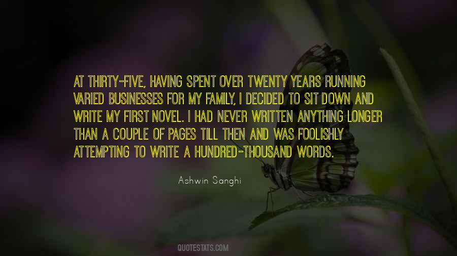 Family Running Quotes #1723805