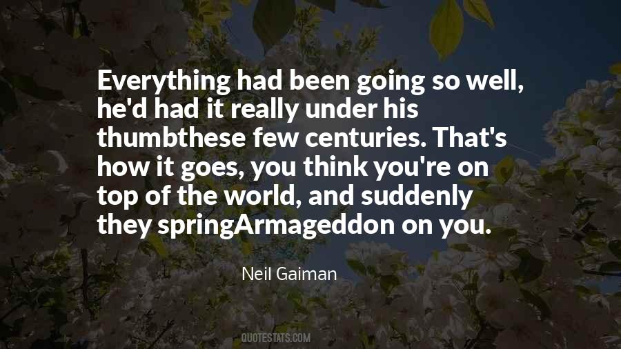 Everything Goes Well Quotes #1423332