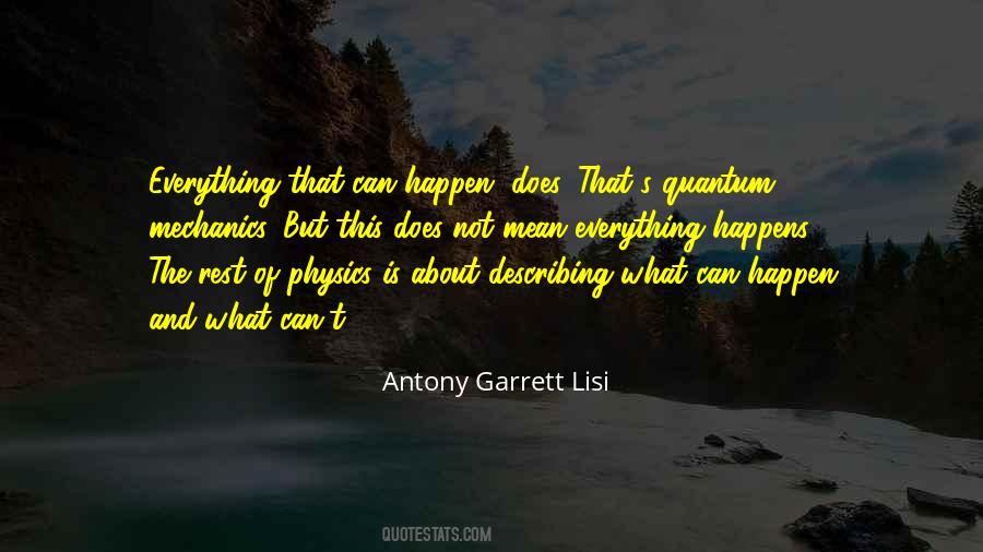 Everything Happen Quotes #248886