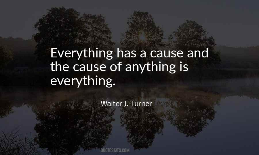 Everything Has A Cause Quotes #1831588