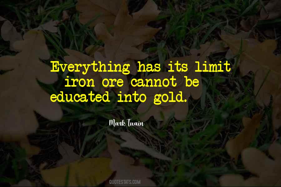 Everything Has Limit Quotes #1089099