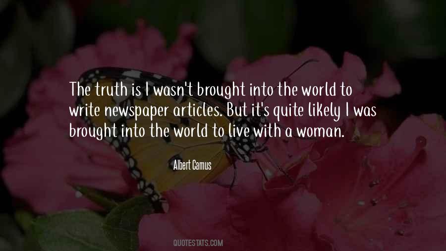 The Woman I Love Quotes #36693