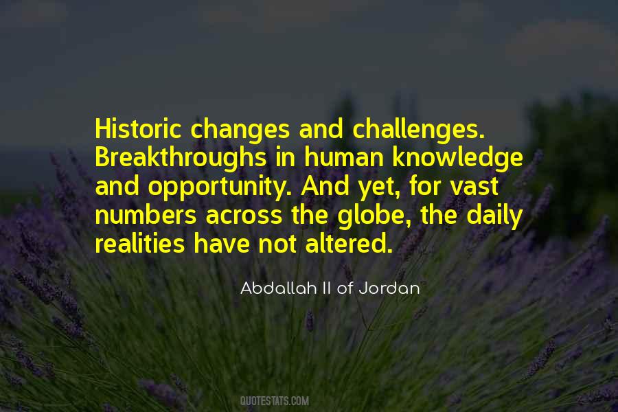 Changes In Human Quotes #1080455