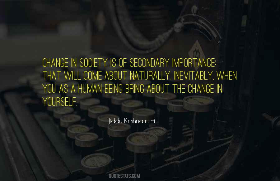 Changes In Human Quotes #1454509