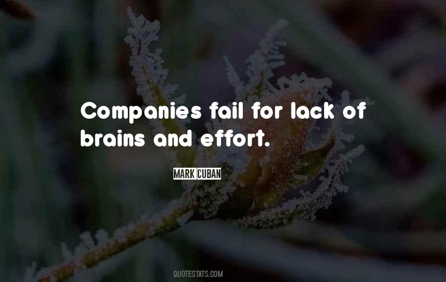 Your Lack Of Effort Quotes #148954