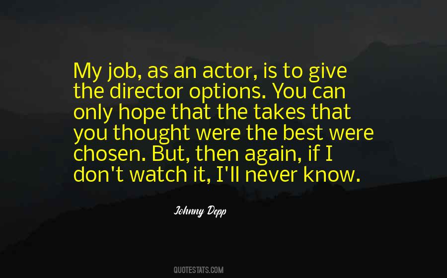 Best Director Quotes #1614366