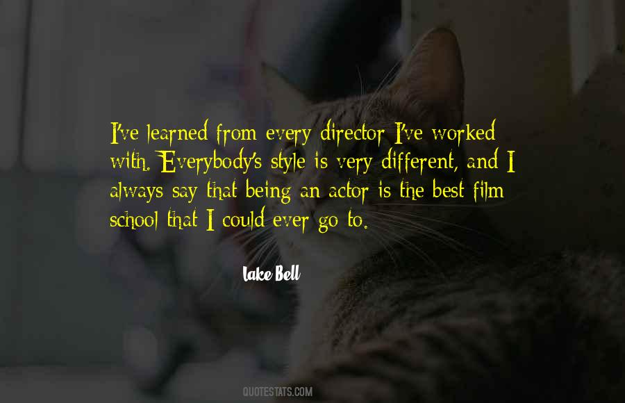 Best Director Quotes #857592