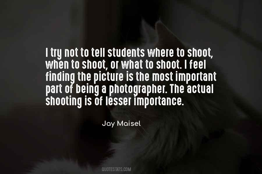Important Photographer Quotes #1032516