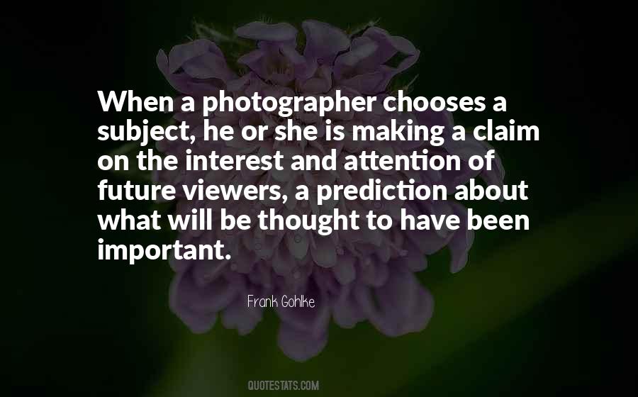 Important Photographer Quotes #1176906