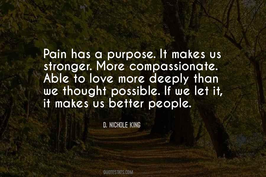 Pain Purpose Quotes #1006955