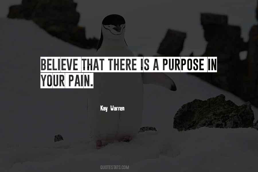 Pain Purpose Quotes #1604749