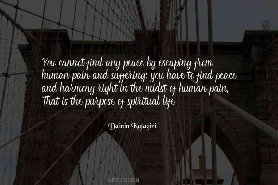 Pain Purpose Quotes #1654533