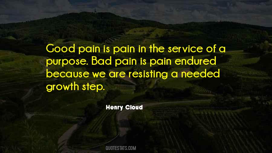 Pain Purpose Quotes #261056