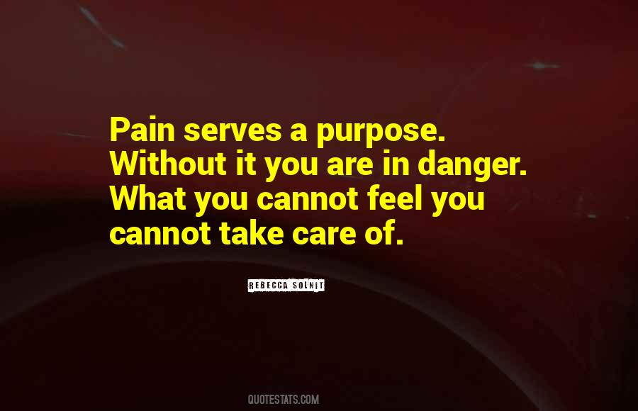 Pain Purpose Quotes #374022