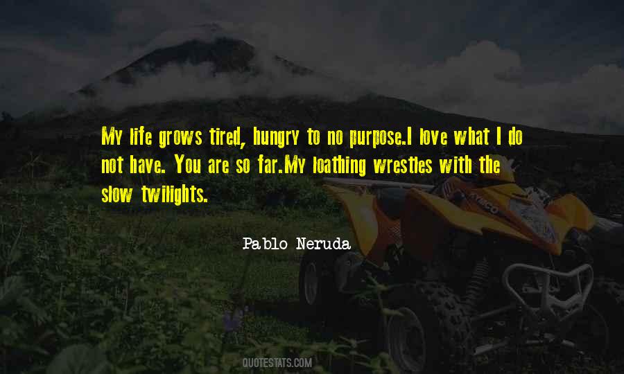 I Have No Purpose Quotes #1076645