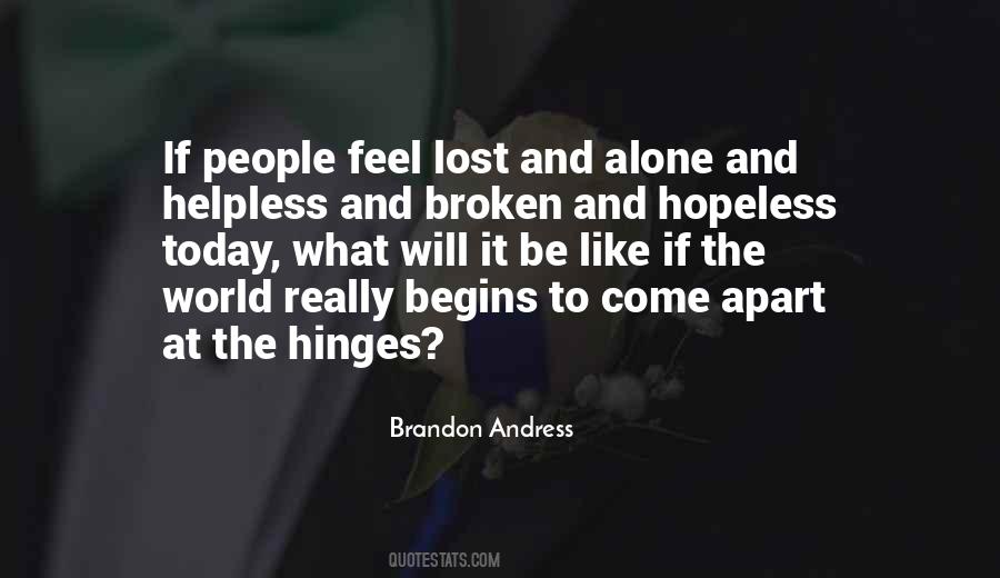 Feel Helpless Quotes #1800498