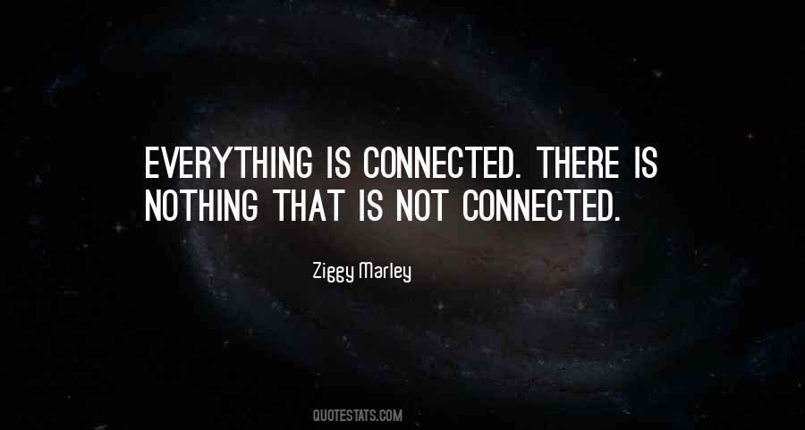 Everything Is Connected Quotes #1027871