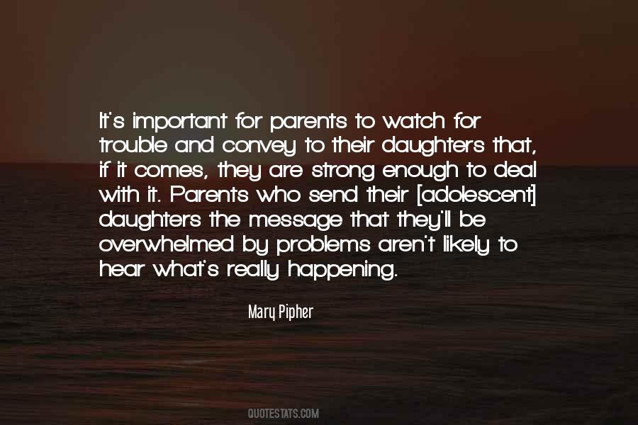 Daughter Without Parents Quotes #537602