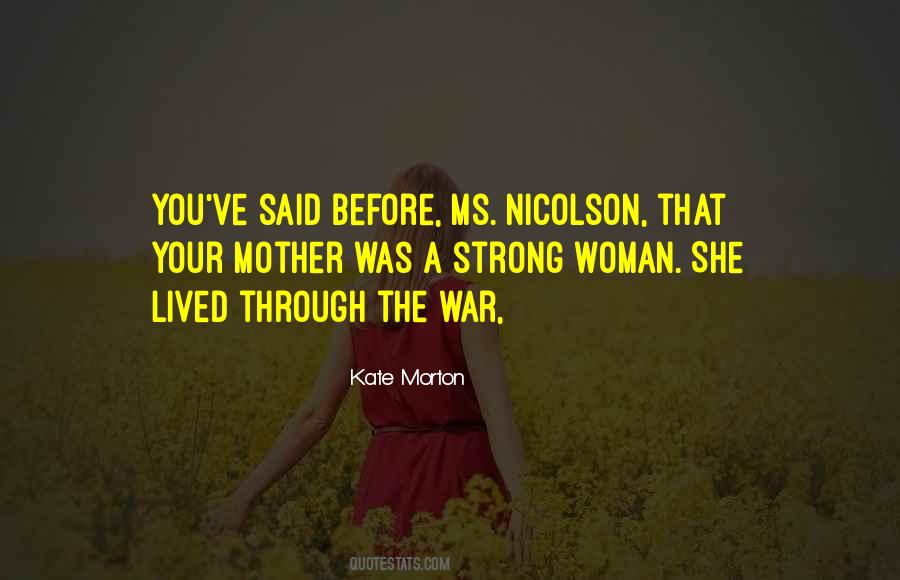 Strong War Quotes #260398