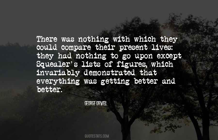 Everything Is Getting Better Quotes #1737740