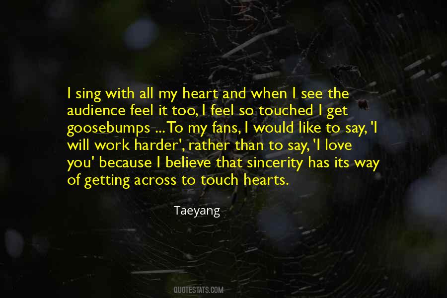 Touch Heart Quotes #687328