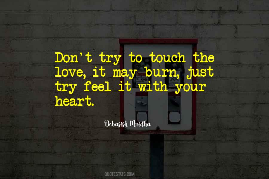 Touch Heart Quotes #927850