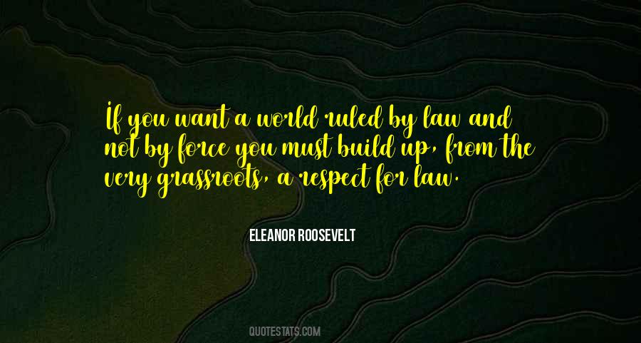 Respect Law Quotes #808037