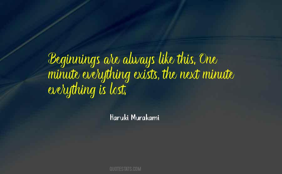 Everything Is Lost Quotes #1333032