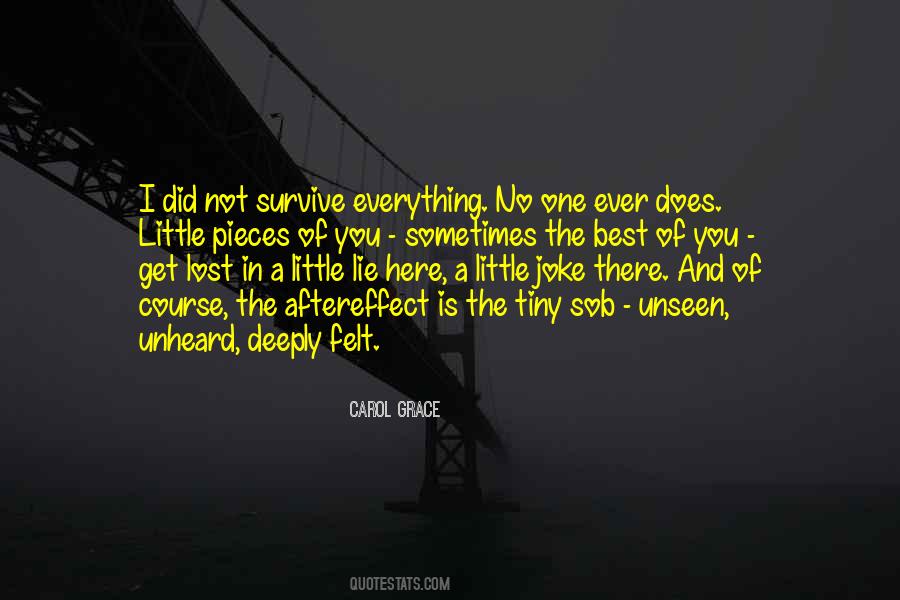 Everything Is Lost Quotes #422686