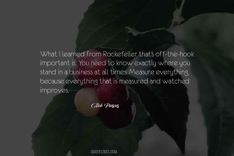 Measure What Is Important Quotes #981767