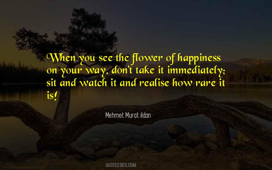 Happiness Flower Quotes #916147
