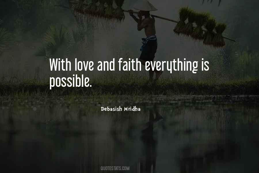 Everything Is Possible In Love Quotes #1671296